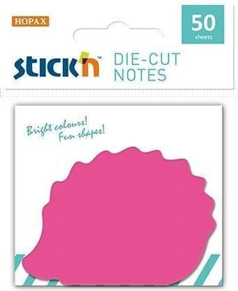 Канцелярский набор Stickn Notes самоклеющийся с мотивом ежа 70x70 мм 50 листов (розовый)