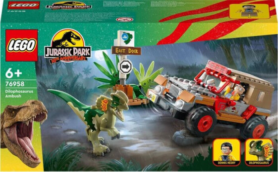 Конструктор пластиковый Lego Jurassic Park Hinterhalt des Dilophosaurus 76958