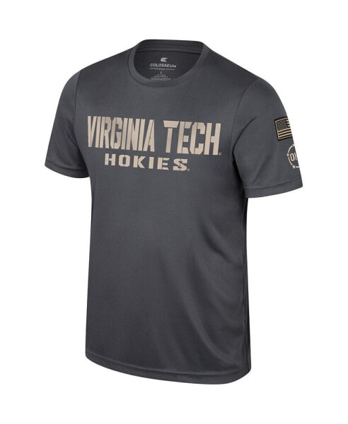 Men's Charcoal Virginia Tech Hokies OHT Military-Inspired Appreciation T-shirt