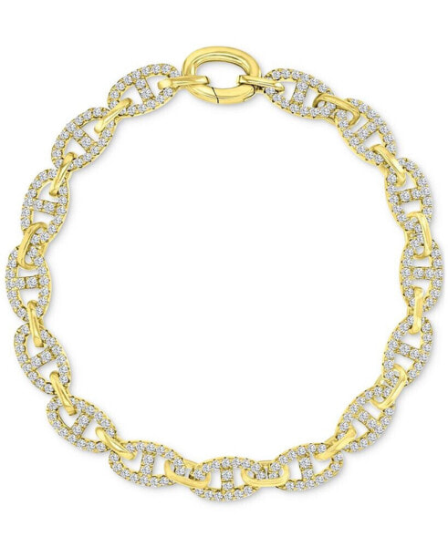 Браслет Macy's Zirconia Pavé Mariner Link.