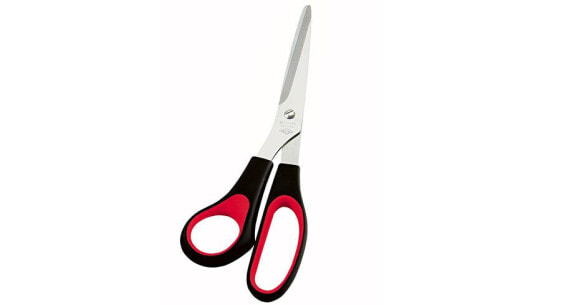 WEDO 976 81, Straight cut, Single, Black,Red, Stainless steel, Left-handed, Straight handle