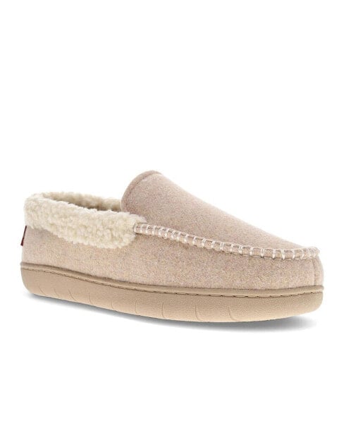 Men's Roger Memory Foam Sherpa Venetian Slippers