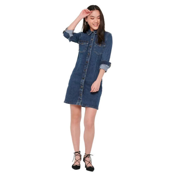 JDY Sanna Denim Mix Short Dress