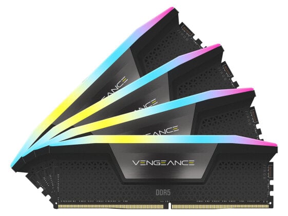 CORSAIR Vengeance RGB 64GB (4 x 16GB) 288-Pin PC RAM DDR5 5600 (PC5 44800) Deskt