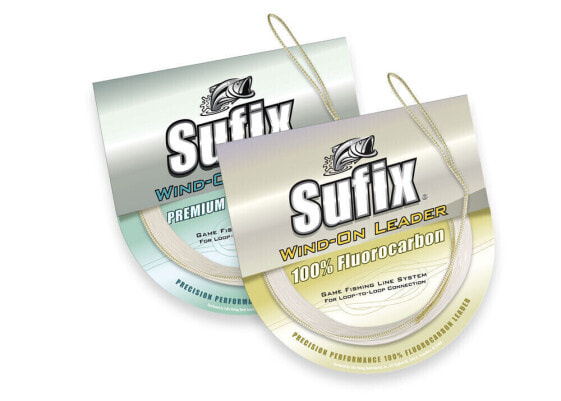 Sufix Wind-On Fluorocarbon Leader | Clear | 400 lb | 11 yd