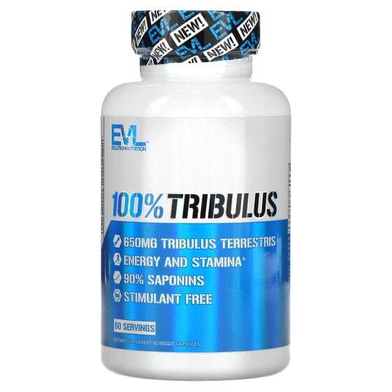 Витамины Evlution Nutrition 100% Tribulus, 60 растительных капсул