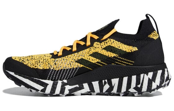 Кроссовки Adidas Terrex Two Ultra Parley Low-Top Black/Yellow