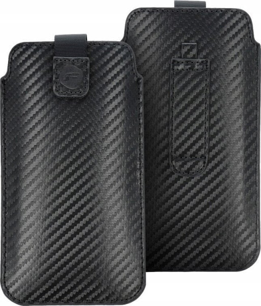 Futerał Forcell POCKET Carbon - Model 18 - do IPHONE 13 / 13 PRO SAMSUNG S7 Edge