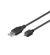 Wentronic USB 2.0 Hi-Speed Cable - Black - 1.8 m - 1.8 m - USB A - Mini-USB B - USB 2.0 - 480 Mbit/s - Black