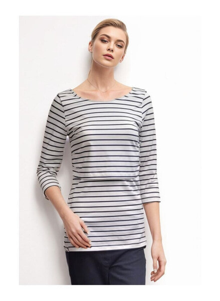 Maternity 3/4 Sleeve Nursing Tshirt