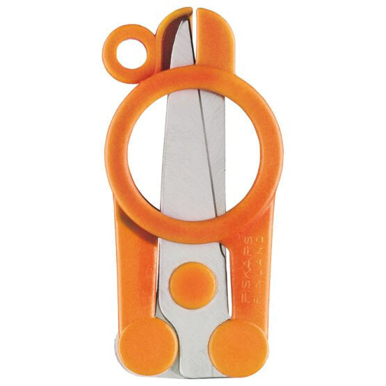 Нож кухонный Fiskars 1005134 - прямой - однолезвийный - оранжевый - нержавеющая сталь - для левой и правой руки - прямая рукоятка