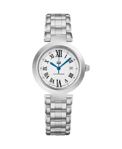 Наручные часы Stuhrling Symphony Silver-tone Stainless Steel, Black Dial, 45mm Round Watch.