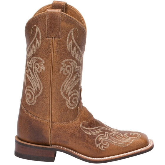 Justin Boots Llano Square Toe Cowboy Womens Brown Dress Boots BRL212