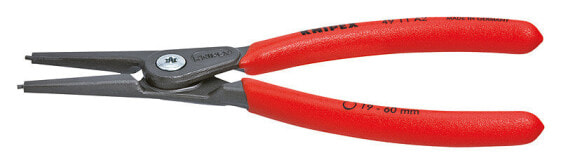 Щипцы для стопорных колец Knipex 49 11 A2 - хром-ванадиевая сталь - пластик - красные - 18 см - 170 г