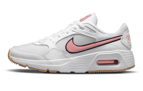 Кроссовки беговые Nike Air Max SC SE 低бязскоростной женские бело-розовые