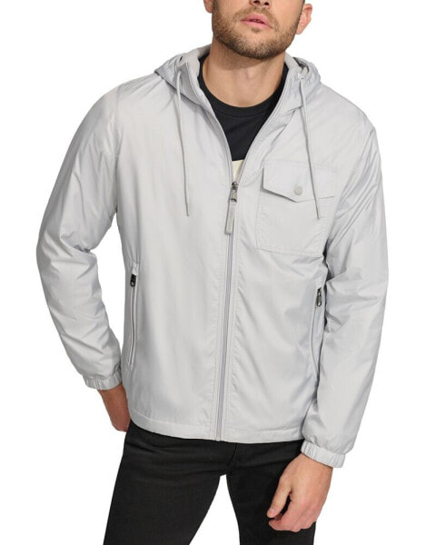 Men's Polar-Fleece-Lined Windbreaker