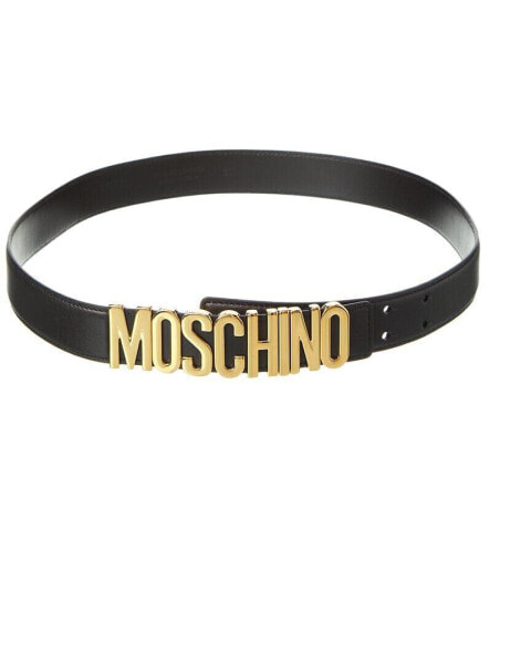 Moschino Leather Belt Men's