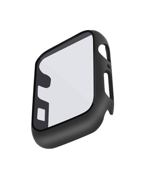 Black Full Protection Bumper with Integrated Glass Cover Compatible with 38mm Apple Watch
