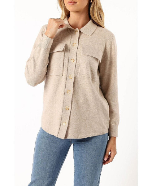 Women's Hailee Long Sleeve Button Down Top