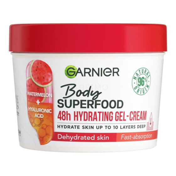 Garnier Body Superfood 48h Hydrating Gel-Cream Watermelon & Hyaluronic Acid 380 ml körpercreme für Frauen