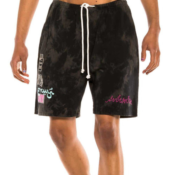 GRIMEY Day Dreamer Bleached sweat shorts