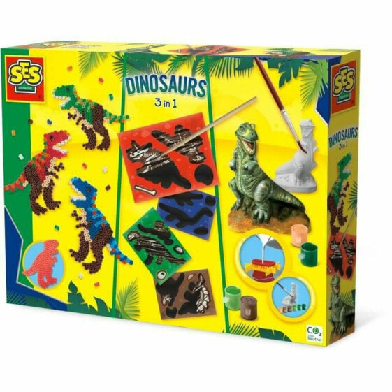 Ремесленный комплект SES Creative Dinosaurs 3 in 1