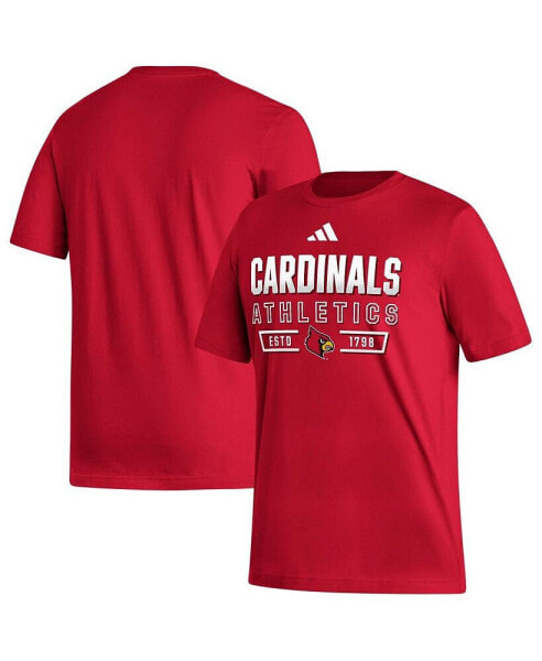 Men's Red Louisville Cardinals Head of Class Fresh T-shirt