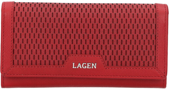 Кошелек BLC Lagen Genuine Leather Red