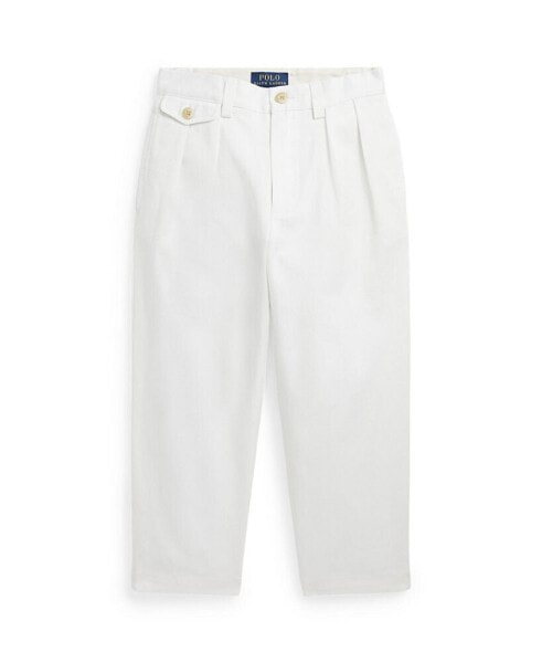 Toddler and Little Boys Whitman Relaxed Fit Pleated Chino Pants