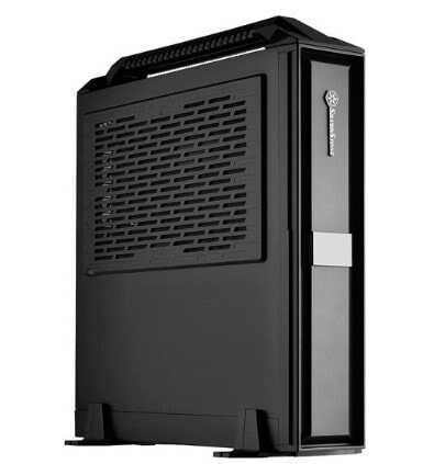 SilverStone SST-ML08B-H - Small Form Factor (SFF) - PC - Black - Mini-ITX - Plastic - Steel - 5.8 cm