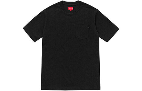 Supreme FW18 Pocket Tee Black 口袋短袖T恤 男女同款 黑色 / Футболка Supreme FW18 Pocket SUP-FW18-73
