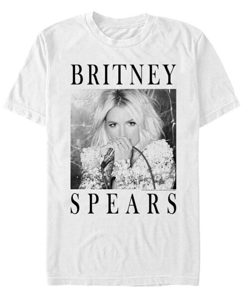 Britney Spears Men's Front and Center Portrait Short Sleeve T-Shirt