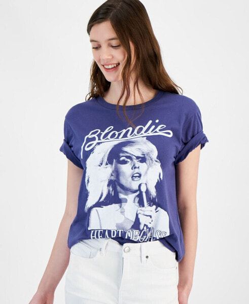 Juniors' Blondie Heart of Glass Graphic T-Shirt