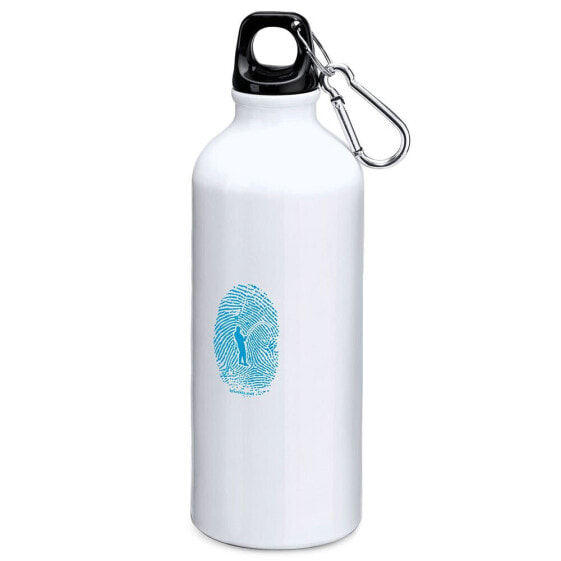 Бутылка для воды алюминиевая 800 мл с отпечатком пальца KRUSKIS Angler