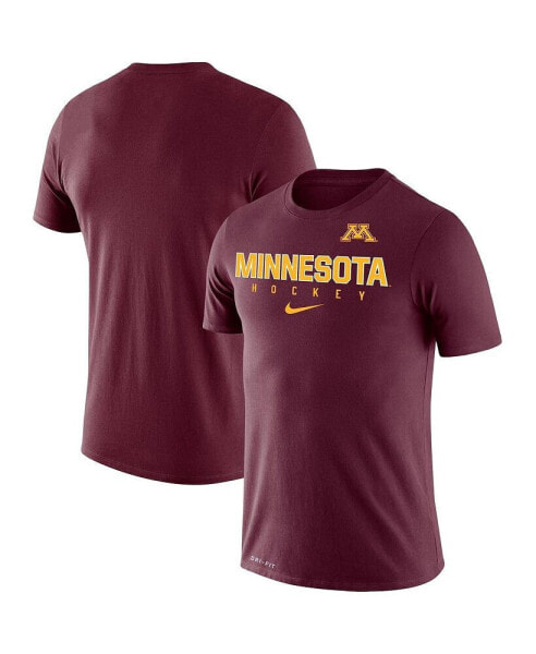 Men's Maroon Minnesota Golden Gophers Team Hockey Legend Performance T-shirt