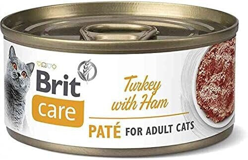 Brit Care Cat Turkey Pate with Ham Indian Ham 70 g
