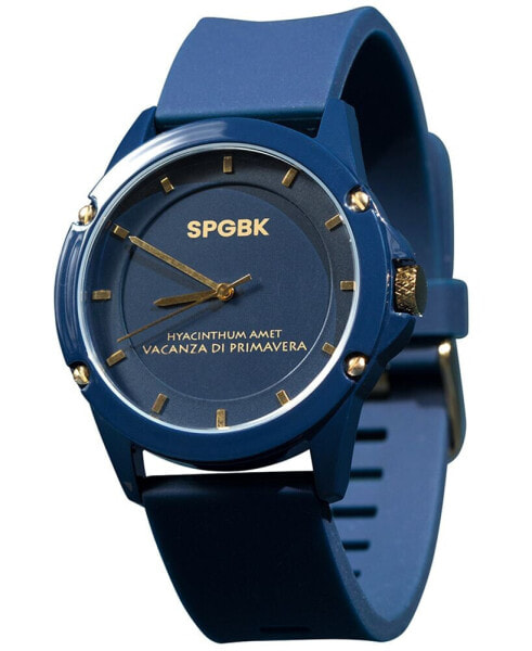 Unisex Smith Blue Silicone Strap Watch 44mm