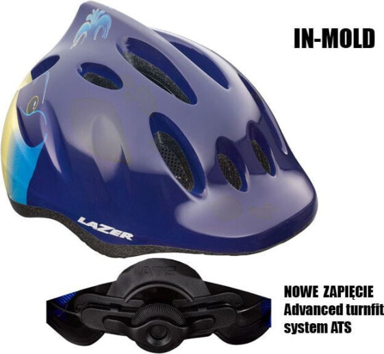 Lazer Kask dziecięcy MAX PLUS M wieloryb (LZR-DEL-WHALE-PLUS)