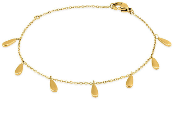 Stylish gold-plated bracelet with droplets VSB0152G