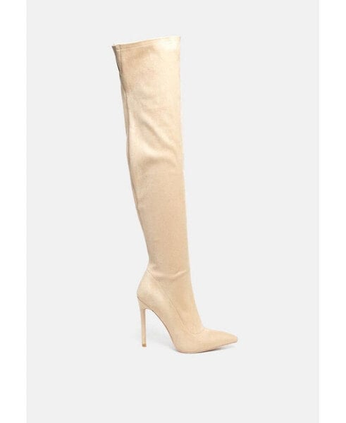 Tilera Stretch Over The Knee Stiletto Boots