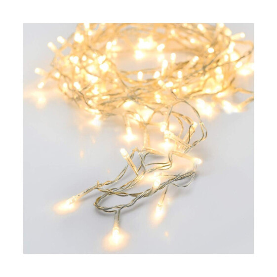 Wreath of LED Lights Yellow Soft green 4 m