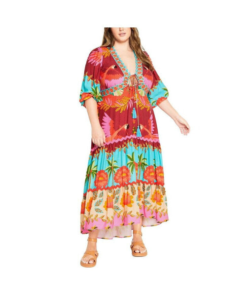 Plus Size Copacabana Placement Dress