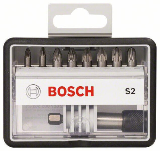 Bosch 8+1tlg. Robust Line Schrauberbit-Set S Extra-Hart 25 mm, 8+1tlg.