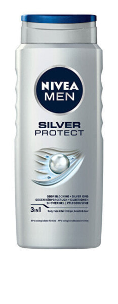 Гель для душа мужской Nivea Silver Protect