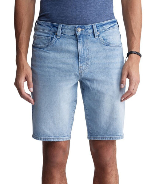 Men's Dean Relaxed-Straight Fit Stretch 10.5" Denim Shorts