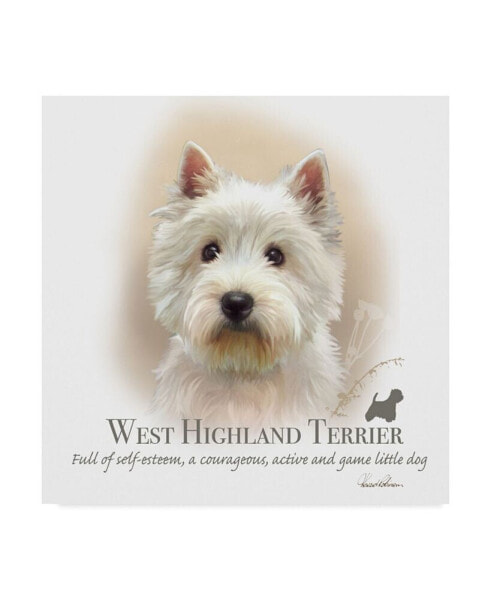 Howard Robinson 'West Highland Terrier' Canvas Art - 18" x 18"