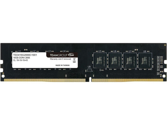 Team Elite 16GB 288-Pin PC RAM DDR4 2666 (PC4 21300) Desktop Memory Model TED416