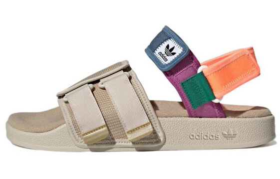Сандалии спортивные adidas Originals Adilette Sandal 4.0 4.0 в милой цветовой гамме для мужчин и женщин, цвет - молочно-желтый.