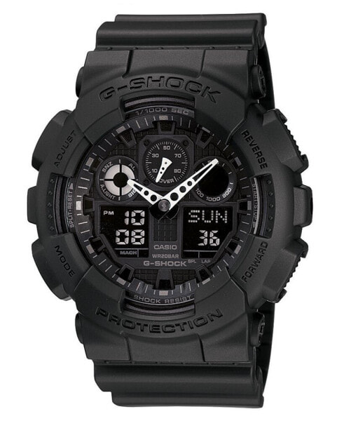 Часы и аксессуары CASIO Мужские наручные часы G-Shock Black Resin, 55 мм