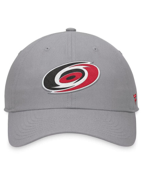 Men's Gray Carolina Hurricanes Extra Time Adjustable Hat